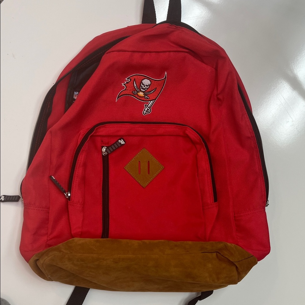 NFL Tampa Bay Backpack Red Like New